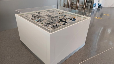 Lézercsarnok makett